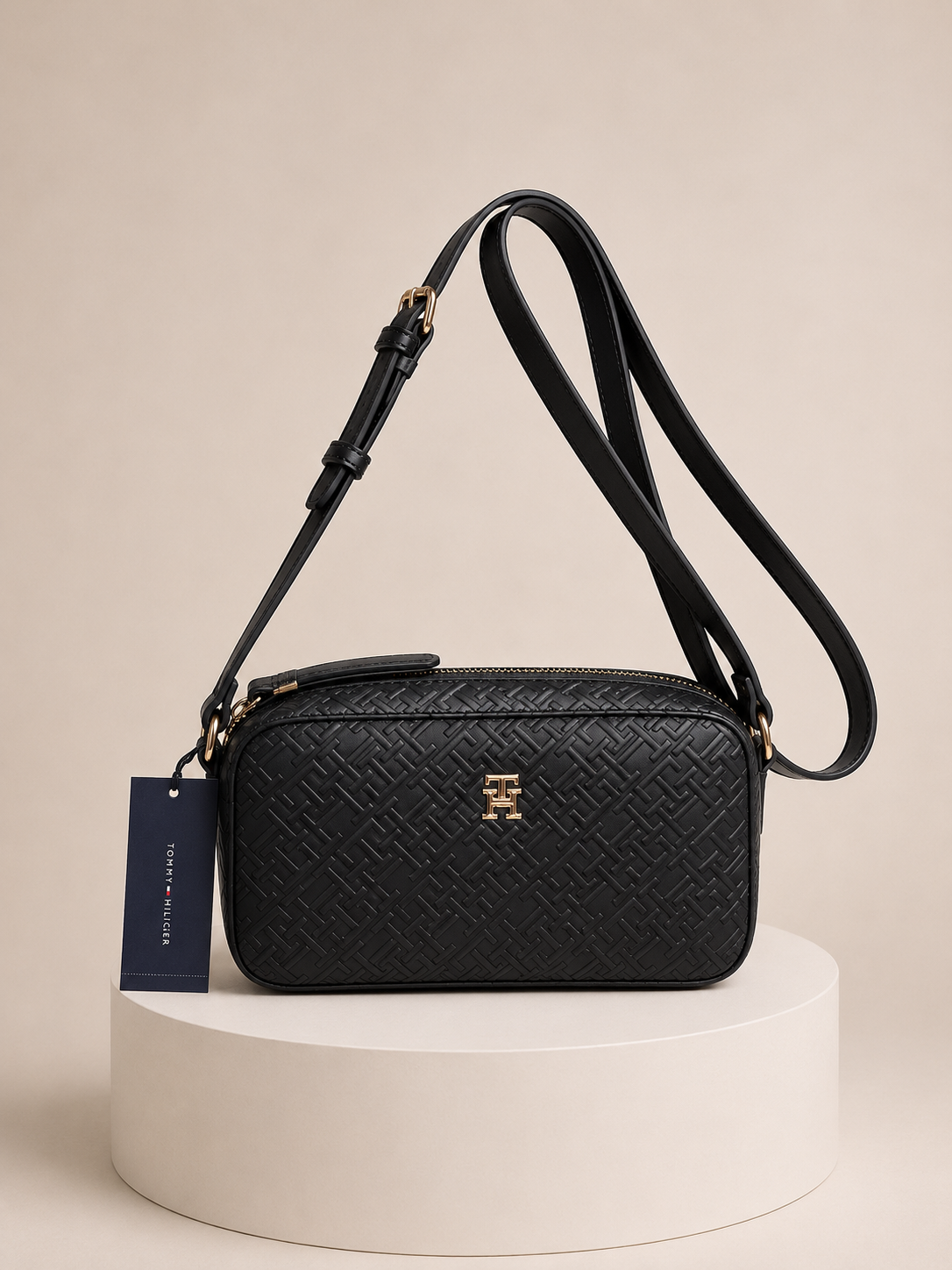 Cartera Tommy Hilfiger Crossbody Negra